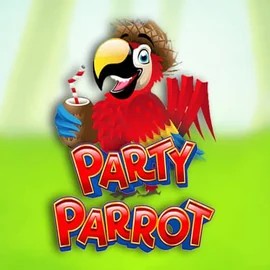 Official Slots logo: Party Parrot by Rival at Glorious Bingo